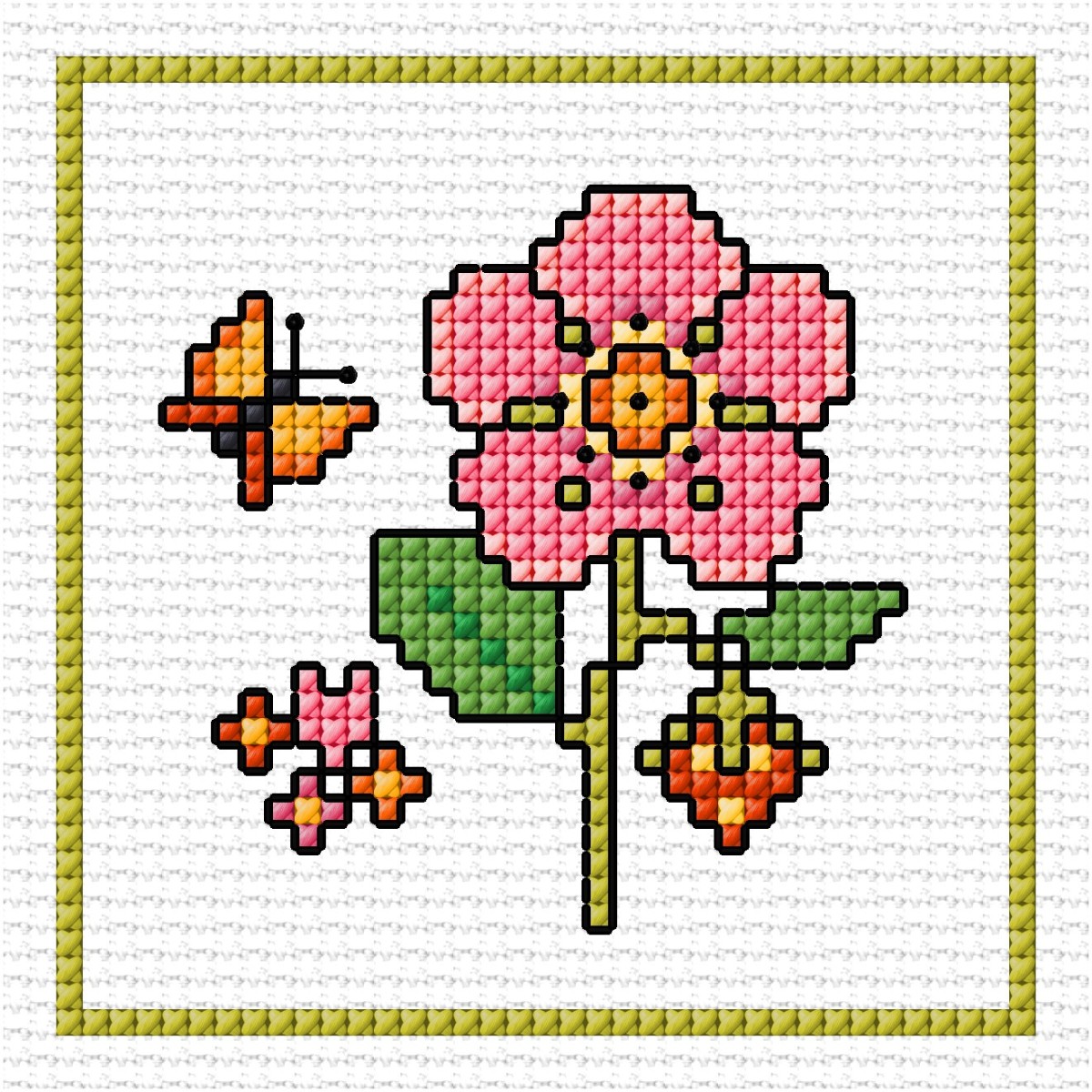 LJT Blog Summer flowers and butterflies 3 illustration 6774