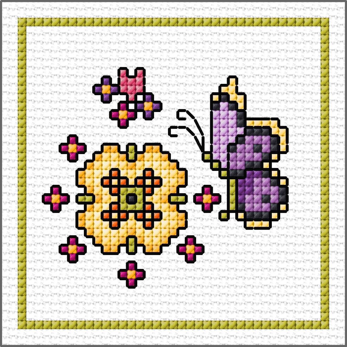 LJT Blog Summer flowers and butterflies 6 illustration 6780