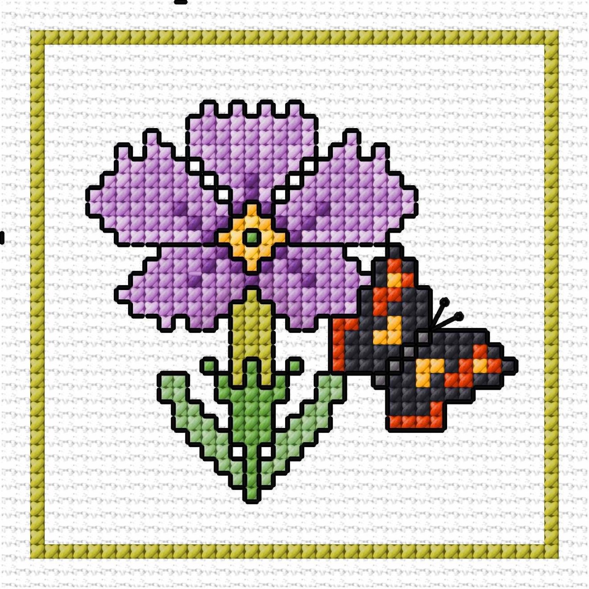 LJT Blog Summer flowers and butterflies 8 illustration 6784