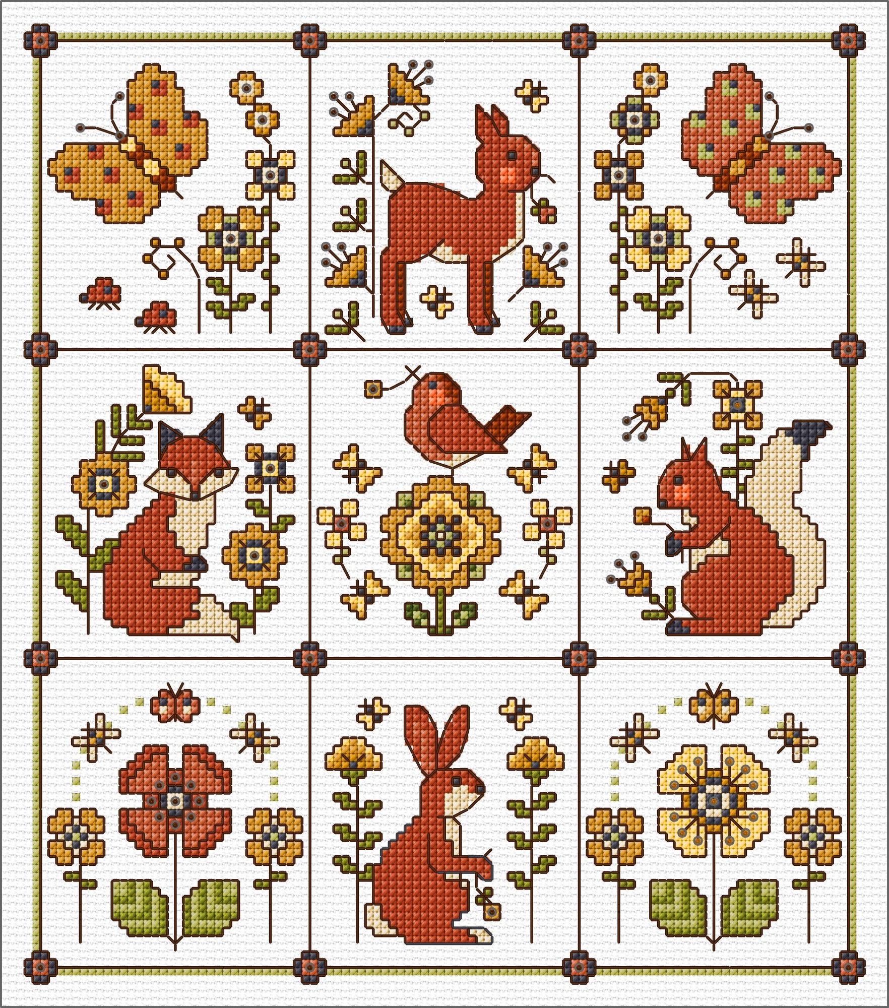 LJT420 Autumn sampler illustration 6400