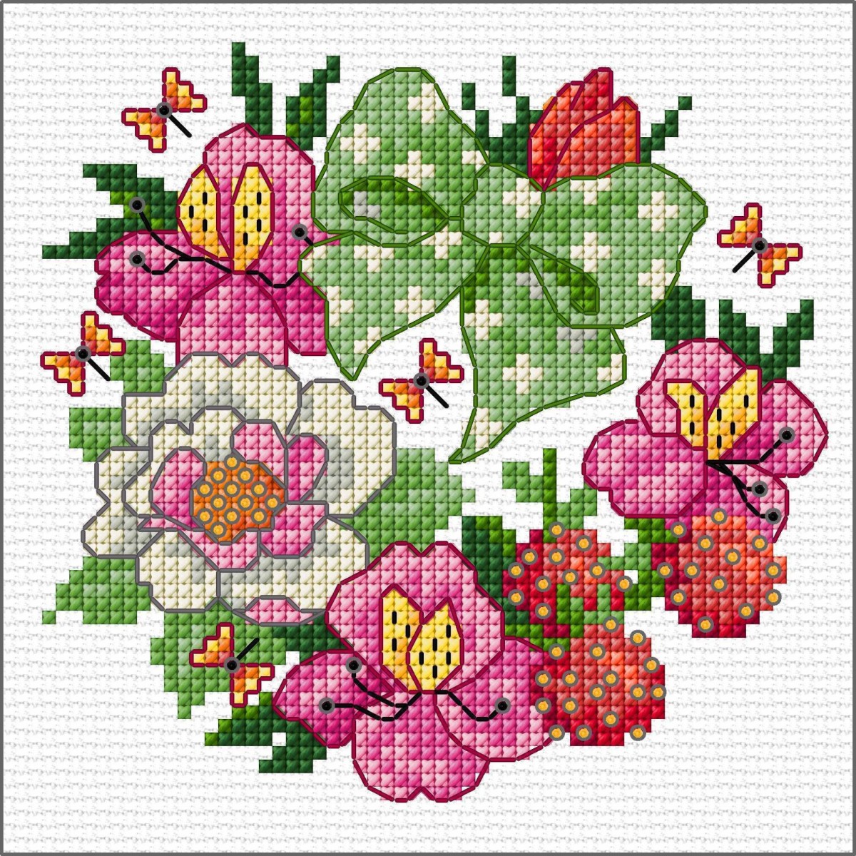 LJT423 July Flowers thumbnail