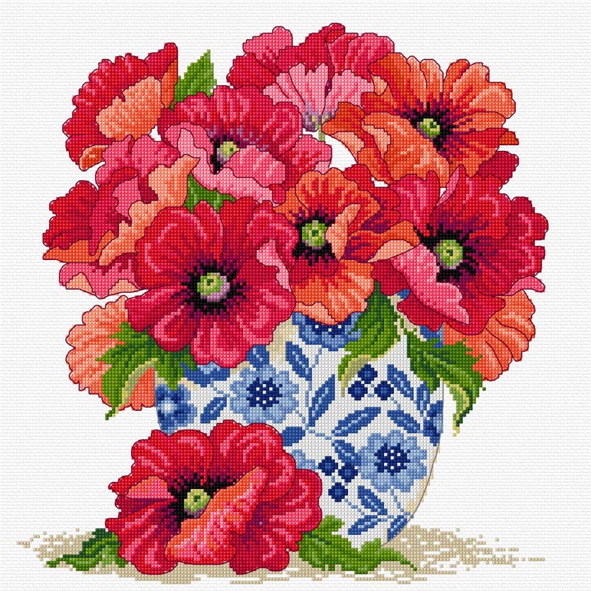 Flowers Cross Stitch Patterns | Shop | Lesley Teare